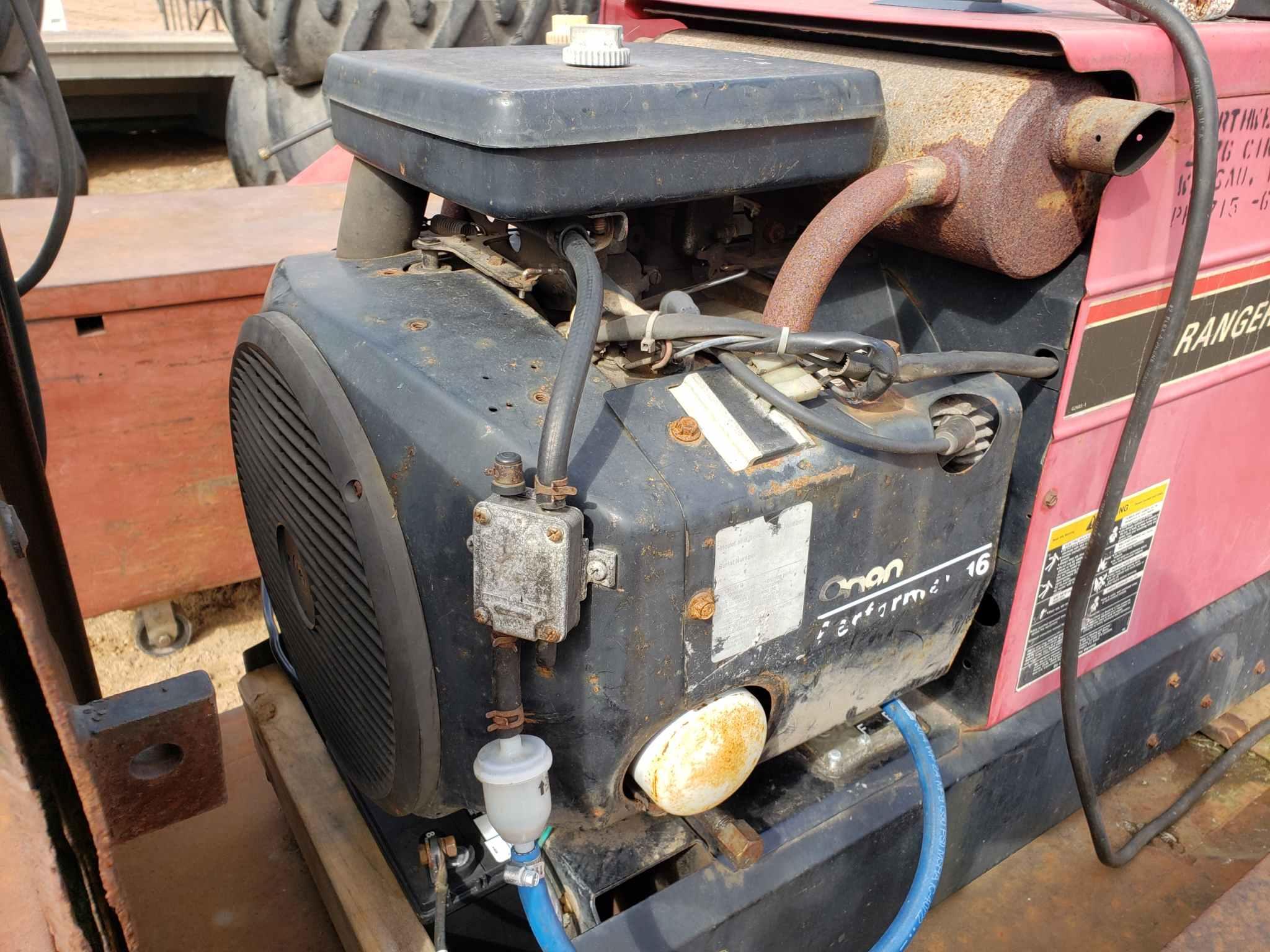 Lincoln Ranger 8 Welder Trailer Setup