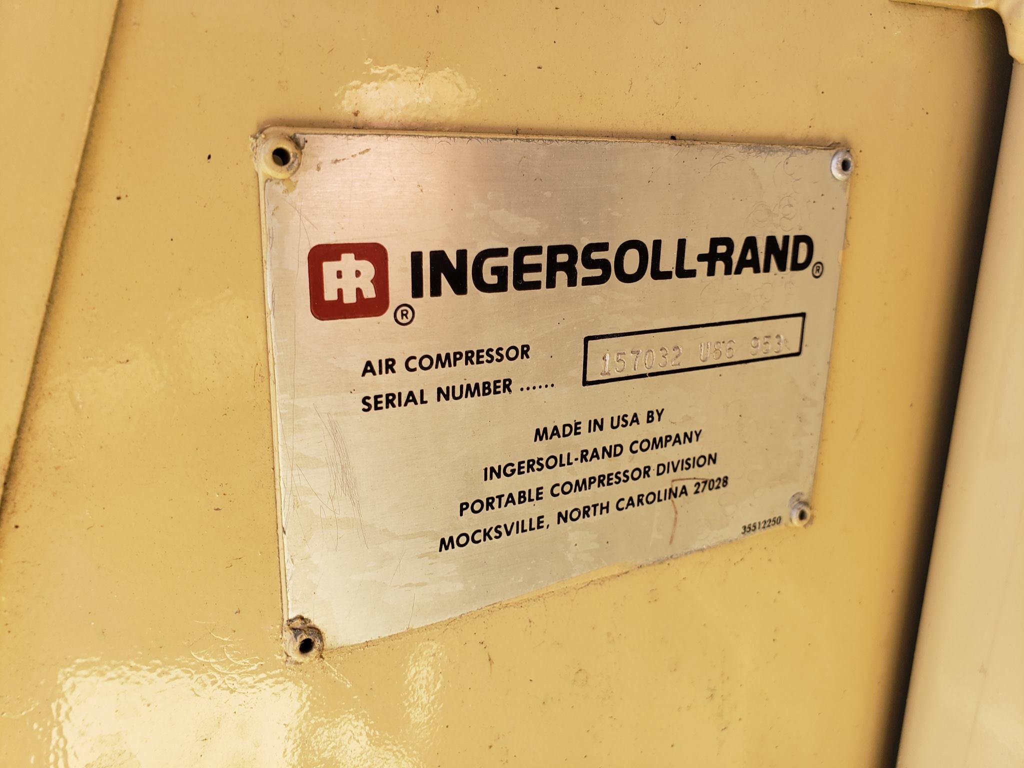 Ingersoll Rand 175 Trailer Compressor