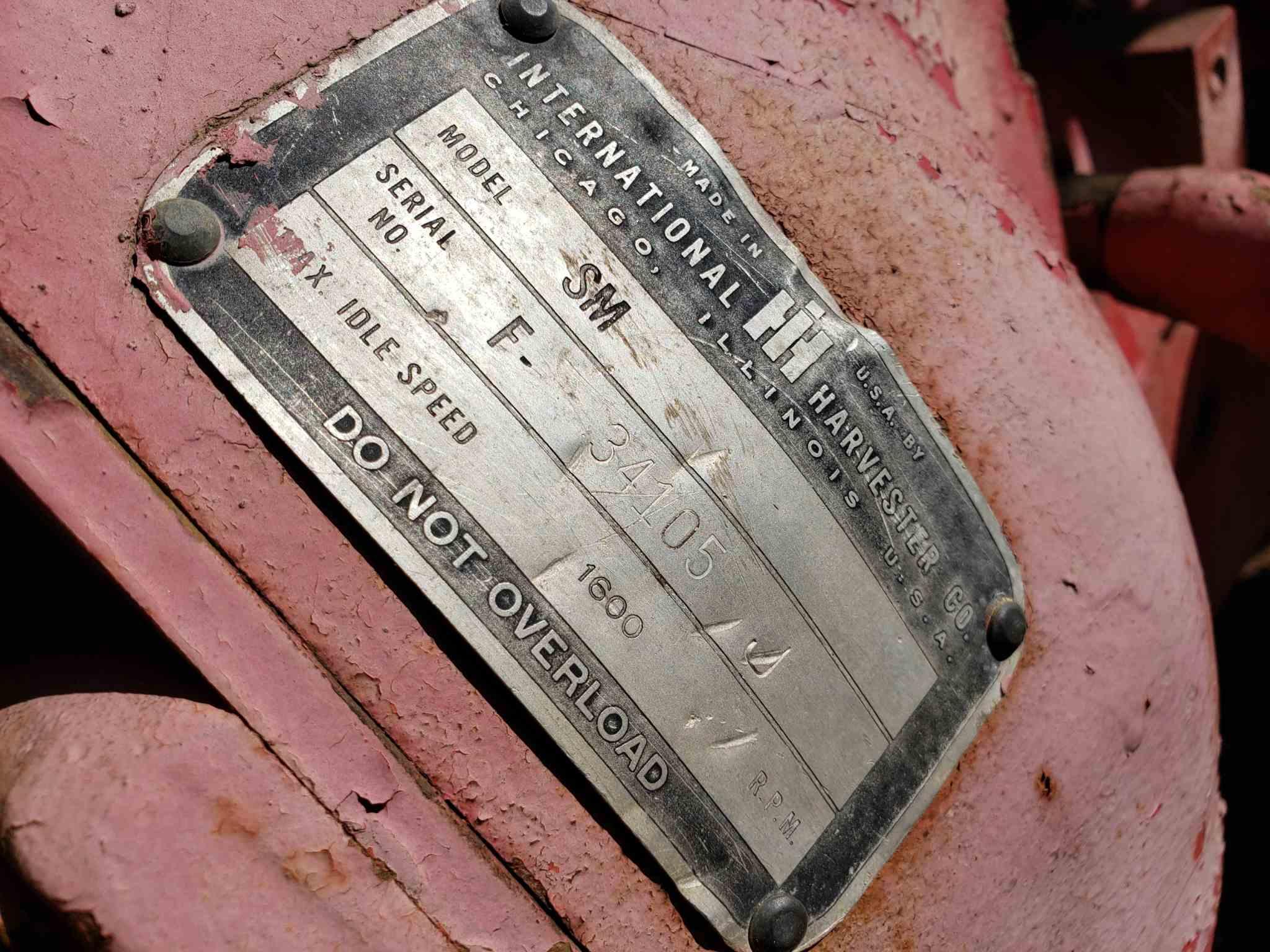 1953 Farmall Super M Tractor