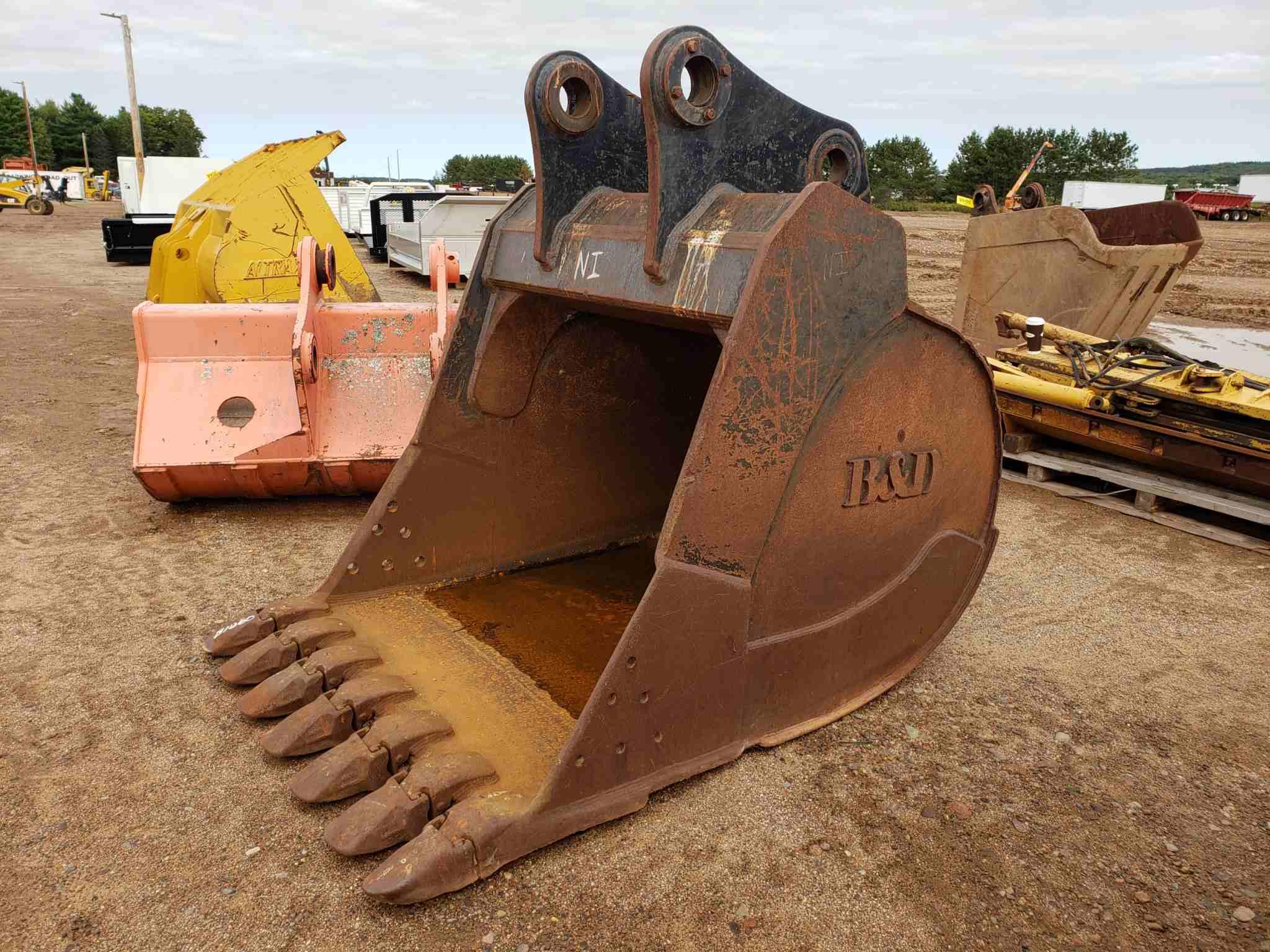 B&d Fab 56" Wide Deere 450d Excavator Bucket
