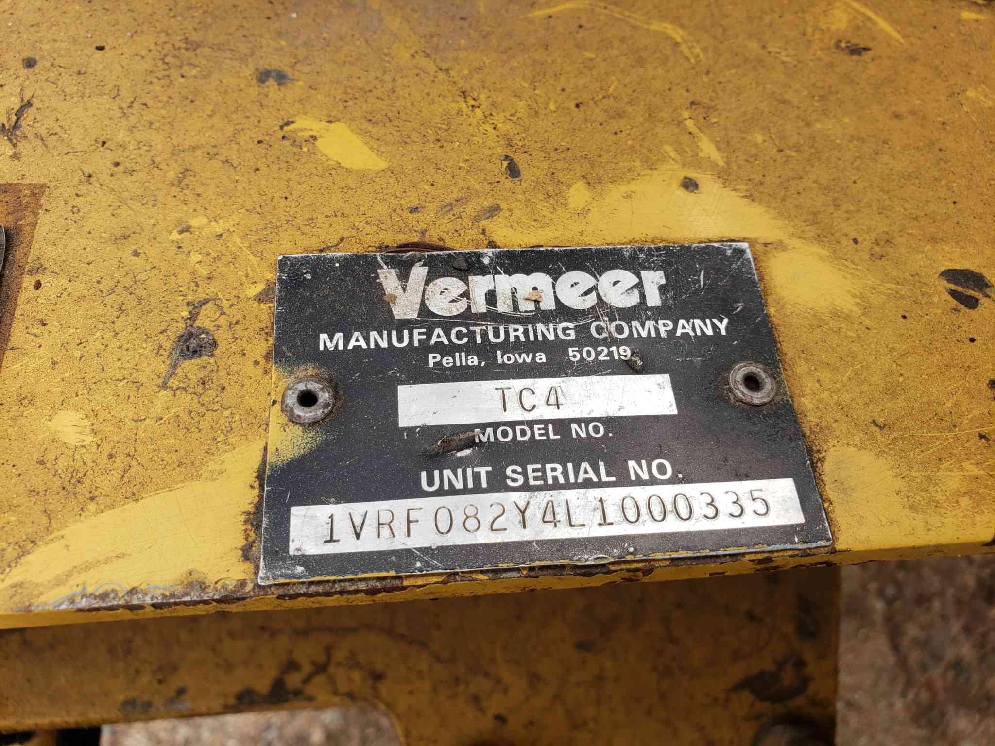 Vermeer Tc4 Trench Compactor