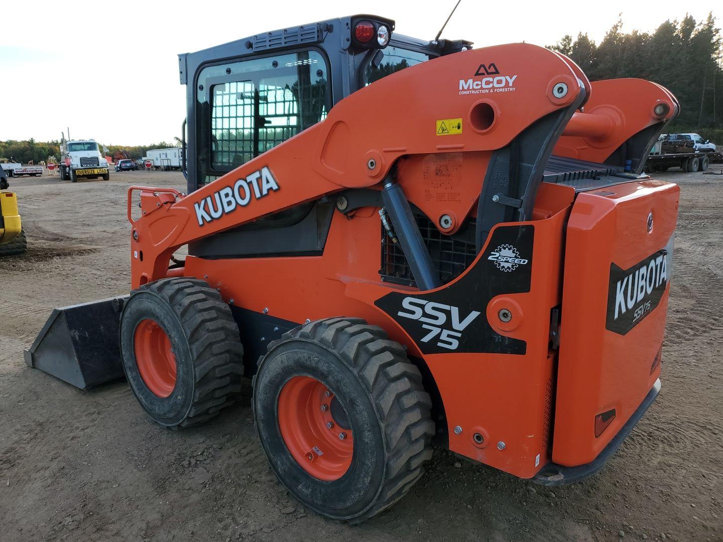 2018 Kubota Ssv75 Skid Steer