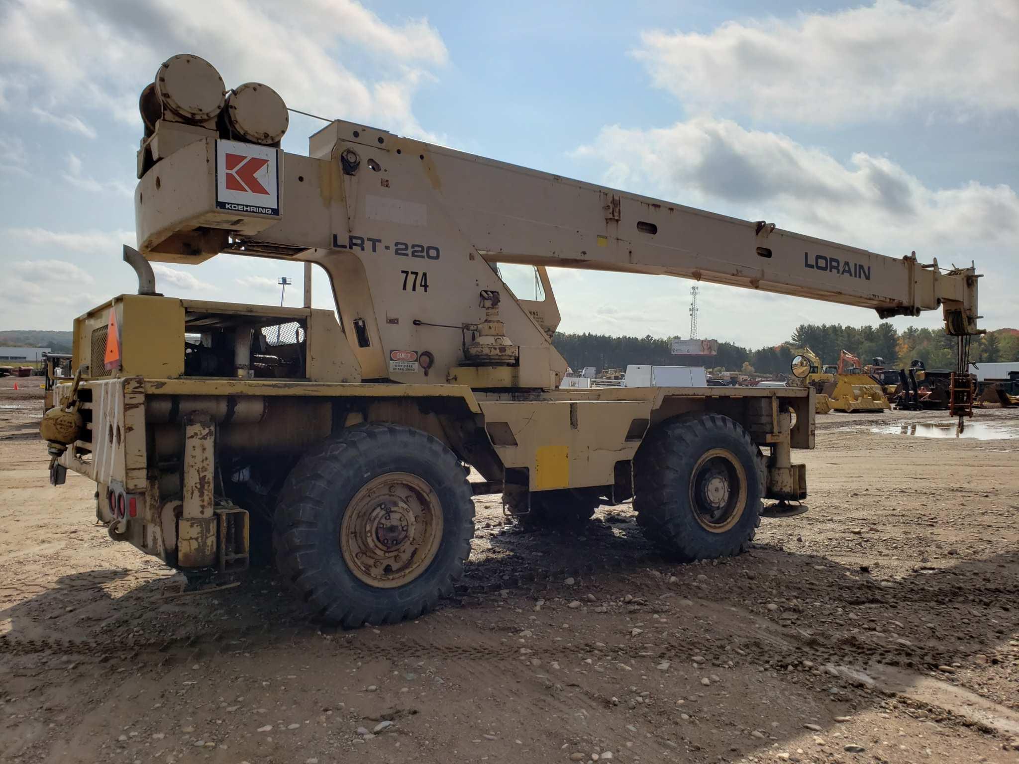 Koehring Lorain Lrt-220 20-ton Crane