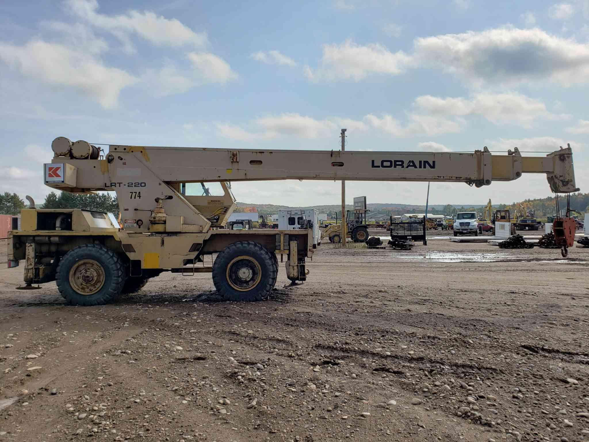 Koehring Lorain Lrt-220 20-ton Crane