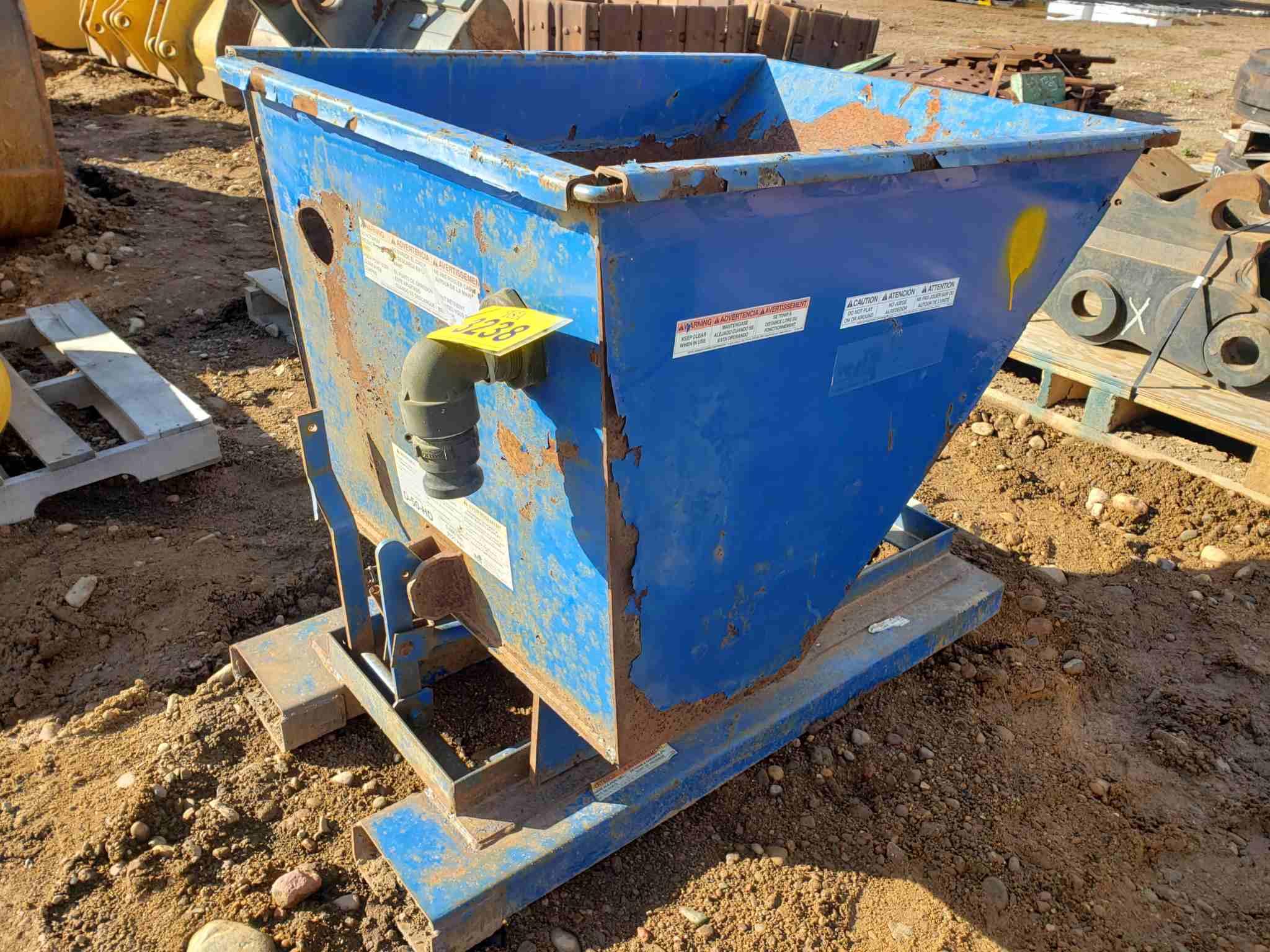 Vestal D-50-hd Dumpimg Hopper For Forks