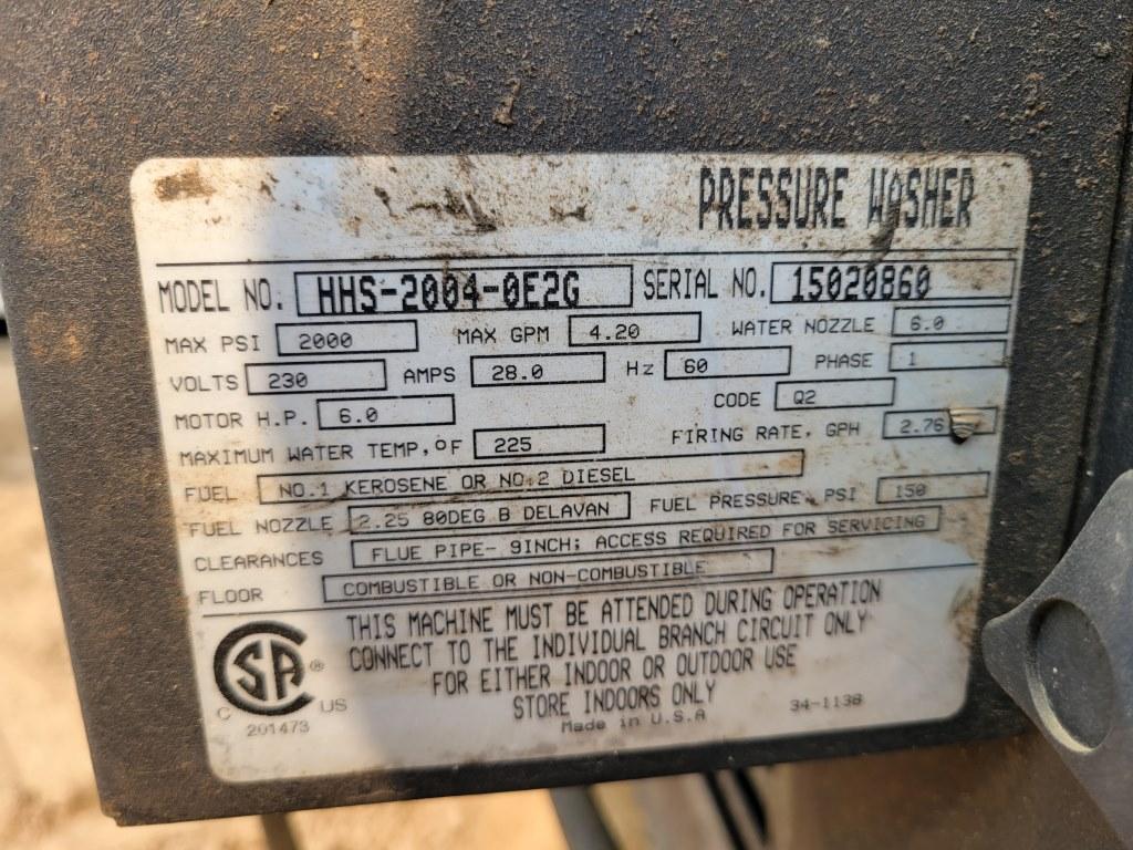 Hhs 2004 Single Phase Pressure Washer