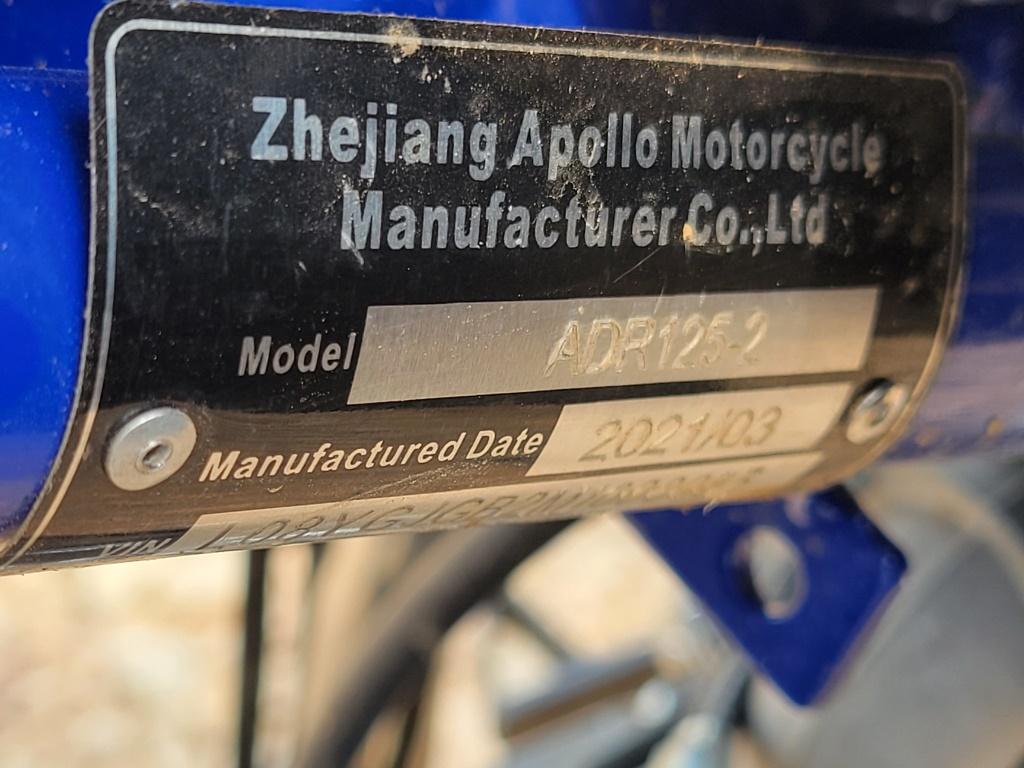 2021 Apollo Adr125-2 125cc Dirt Bike