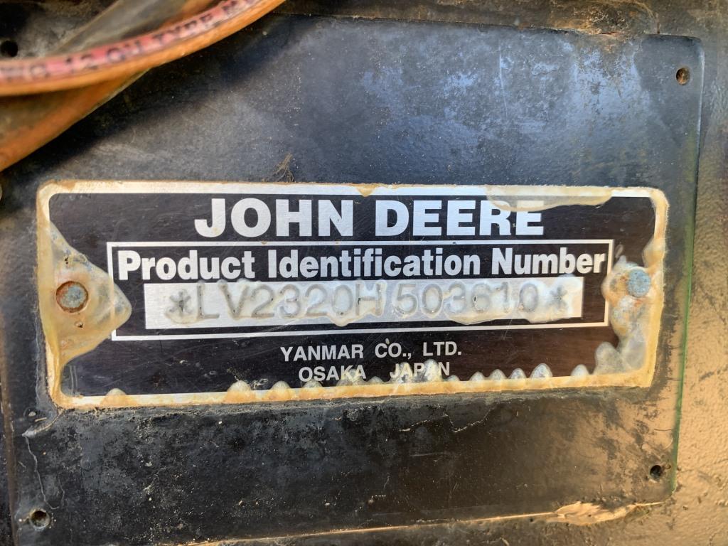 John Deere 2320 Hst Compact Loader Tractor