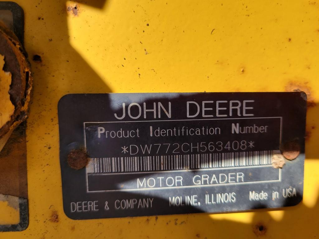 1997 Deere 772ch Grader