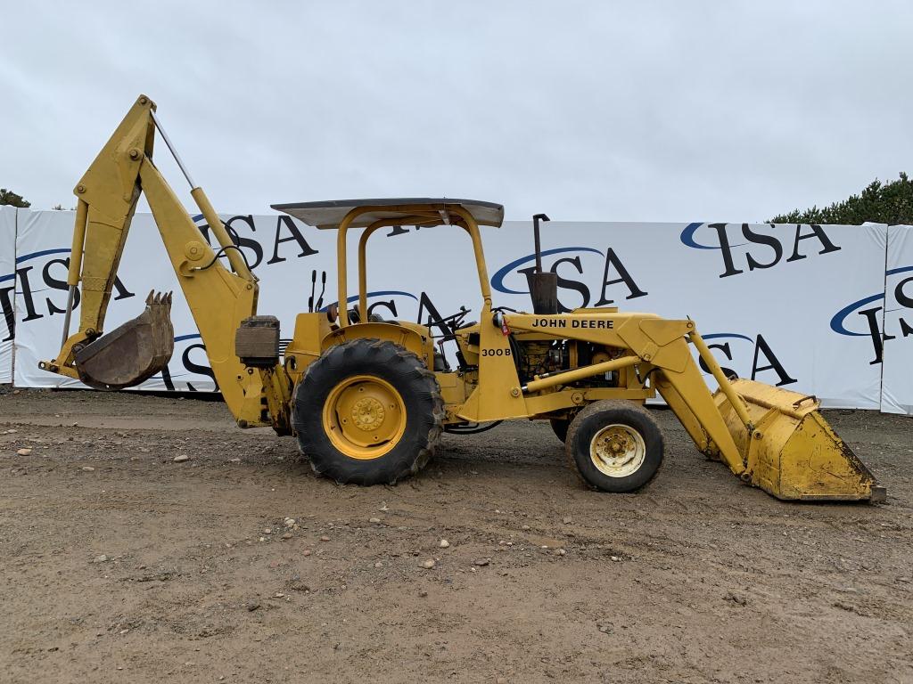 John Deere 300b Loader Backhoe