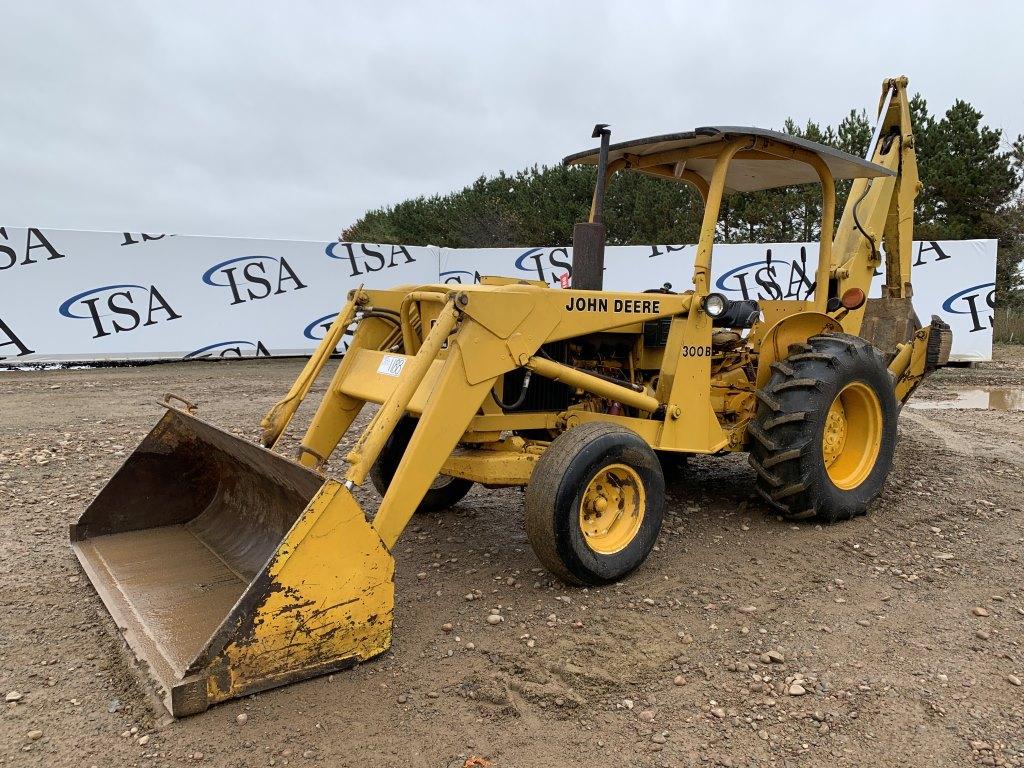 John Deere 300b Loader Backhoe