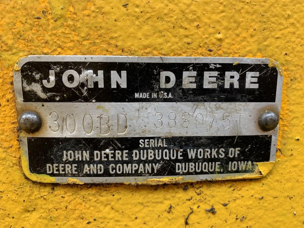 John Deere 300b Loader Backhoe
