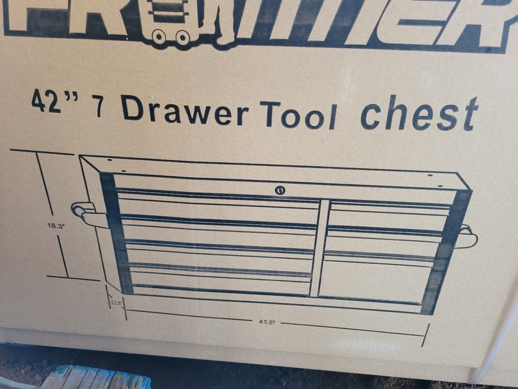 Unused Frontier 7-drawer Top Tool Chest