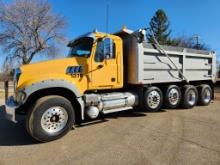 2011 Mack Gu713 Quad Axle Dump Truck