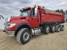 International Quad Axle Dump Truck