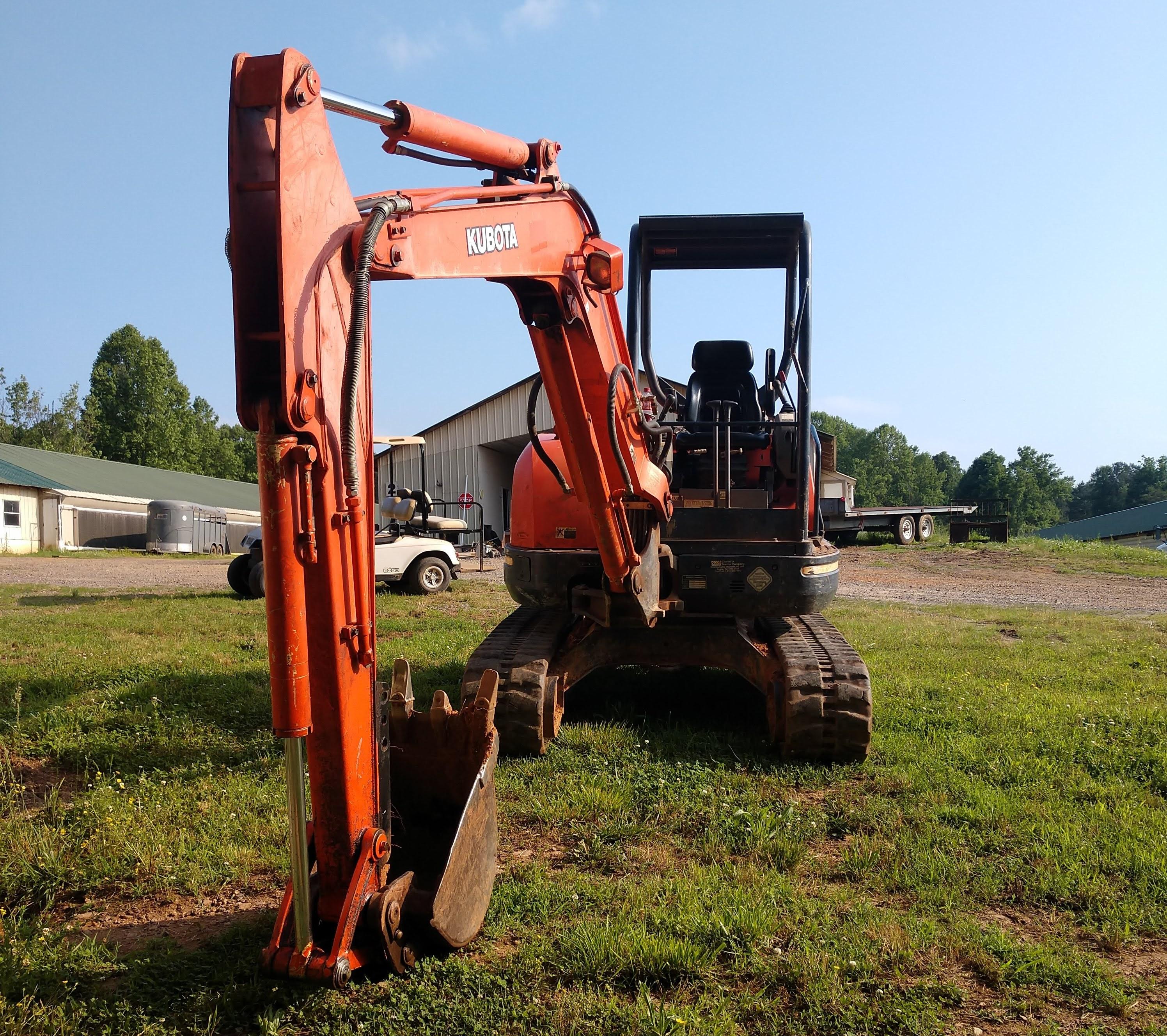 Kubota Track Hoe Excavator