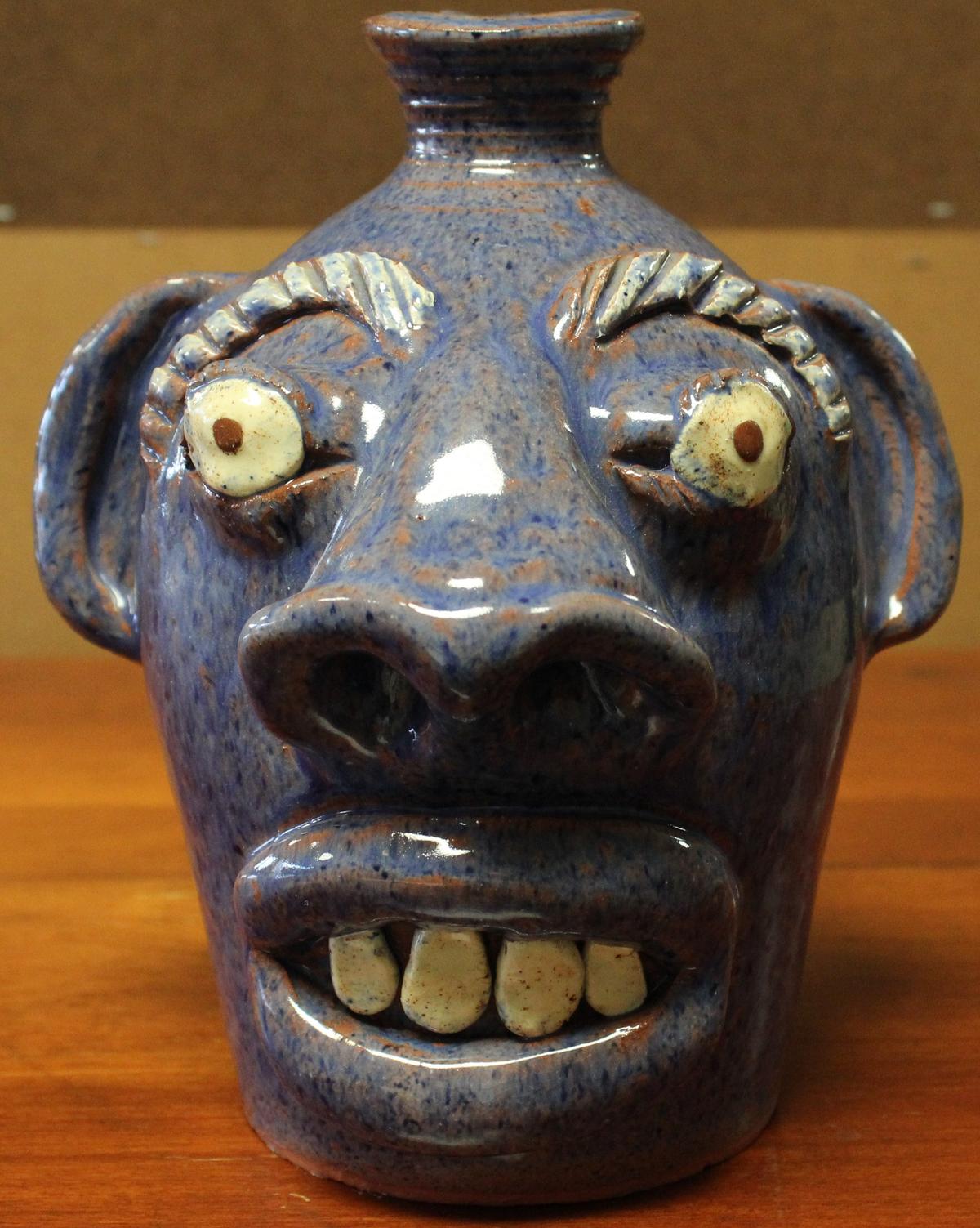 ALBERT HODGE FACE JUG