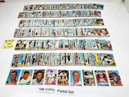 lot of (436) 1966 TOPPS baseball cards Partial Set, 436 cards of 598, 118 Mid series numbers, -25 Hi