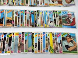 lot of (436) 1966 TOPPS baseball cards Partial Set, 436 cards of 598, 118 Mid series numbers, -25 Hi