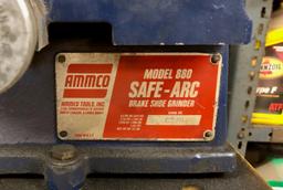 GR OF 2 - AMMCO 4000 SAFE-ARC BRAKE LATHE WITH BENCH, AMMCO 880 BRAKE SHOE GRINDER