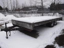 HOMEBUILT 18-FOOT DUAL AXLE TRAILER