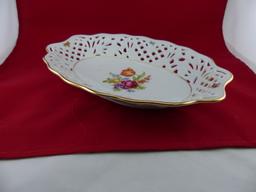 Oblong Flower Print Dish Bavivia Schumann Arzberg Germany