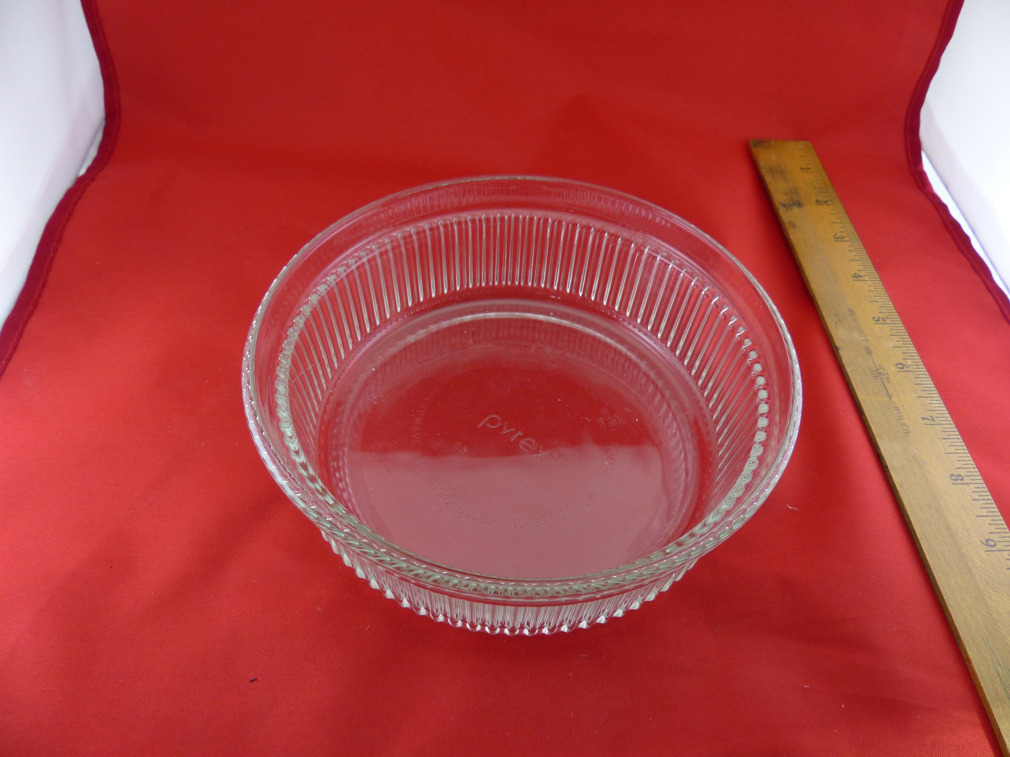 Pyrex Clear Pie Dish, Large Candy Dish clear glass, Star Candy Dish, Clear Glass Bowl