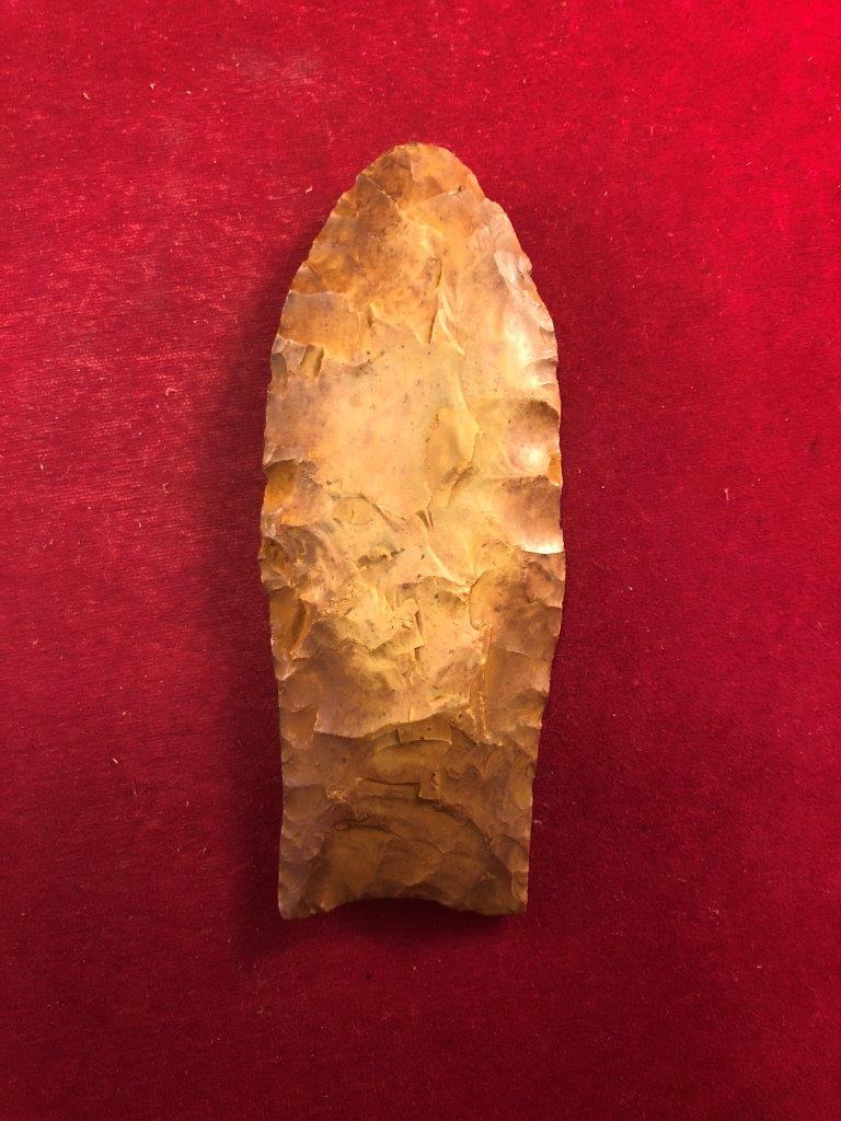 CLOVIS     INDIAN ARTIFACT ARROWHEAD