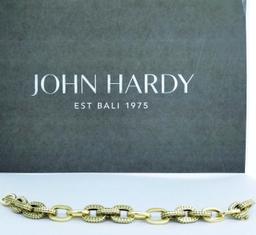 New John Hardy Dot 18K Yellow Gold Link Bracelet