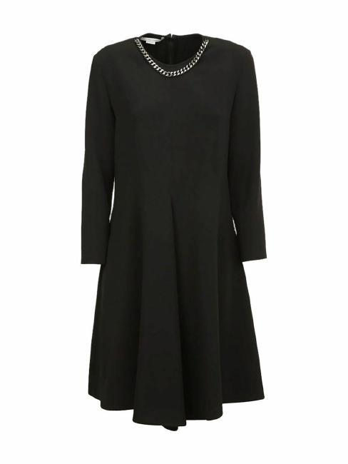 Stella McCartney "Lady Dress" Black with Silver Chain