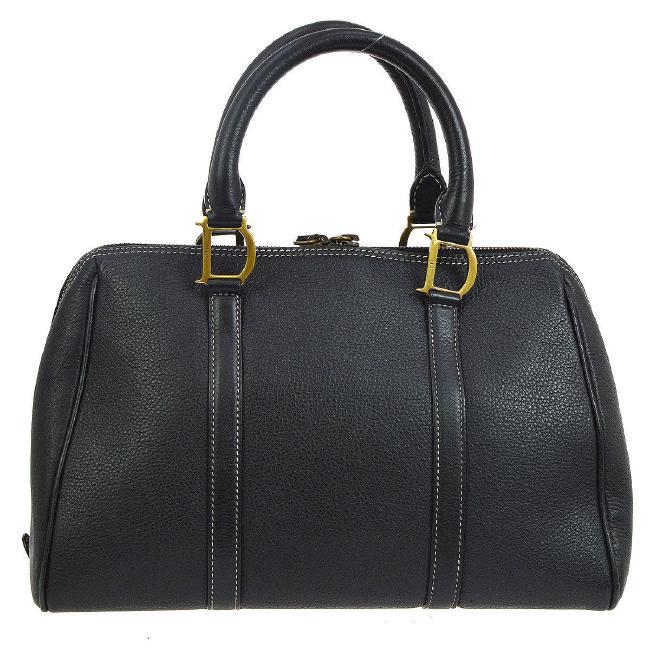 Vintage Christian Dior Handbag: Black