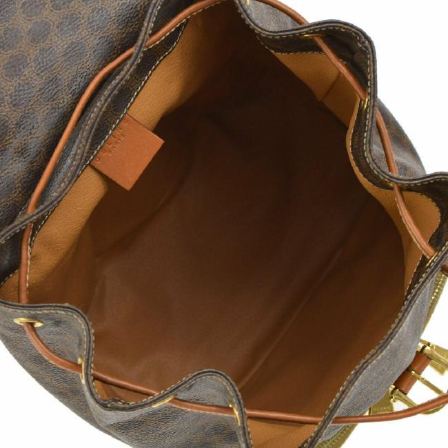 Vintage Celine Macadam Backpack: Brown