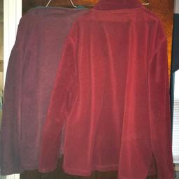 Lot of 2 St. Johns Bay Woman's Fleece Pullovers