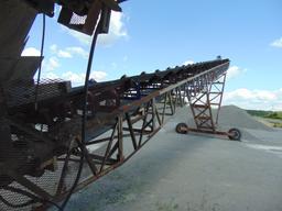 Radial Stacking Conveyor, Approx. 36" x 110'L