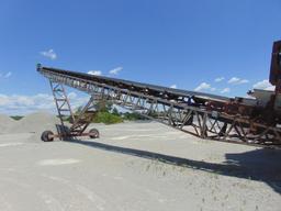 Radial Stacking Conveyor, Approx. 36" x 110'L