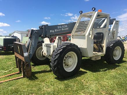 1999 Terex SS636 Square Shooter Telehandler, 4WD, 4WS, 36ft Max Lift Height