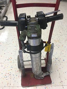 Sullair 90lb Air Jack Hammer, with Cart