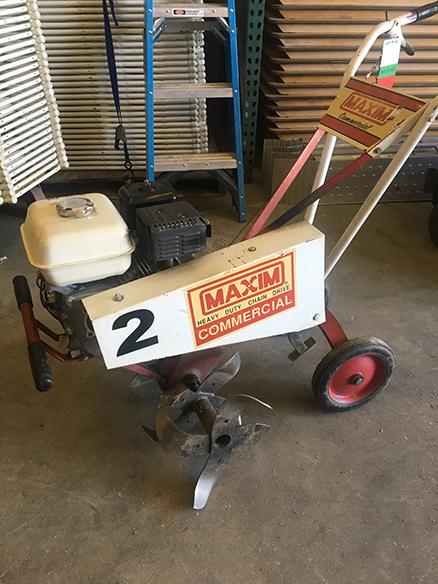 Maxim Commercial Chain Driven Tiller, Honda Engine