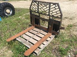 Bradco Skid Steer Pallet Forks