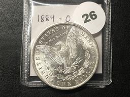 1884-O Morgan Dollar, AU