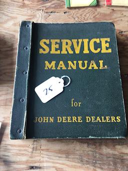 JD Dealers Service Manual, Tabbed - Blower Forage No 50, Models VE4, VF4 Wisconsin Air Cooled HD Eng