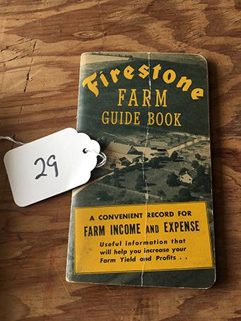 1944 Firestone Farm Guide Book Oehler Bros Centerville Iowa
