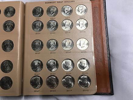 Complete Kennedy Set 1964-2019 in Dansco Album AU55-MS65