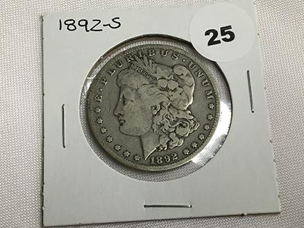 1892-S Morgan Dollar