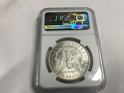 NGC Graded MS63 1898 Morgan Dollar