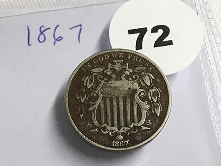 1867 Shield Nickel