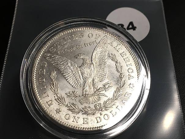 1878-S Morgan silver dollar Unc