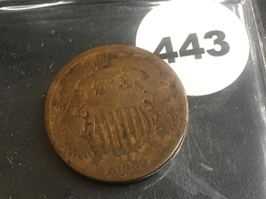 1865 2 Cent Piece