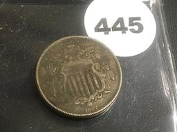 1864 2 Cent Piece