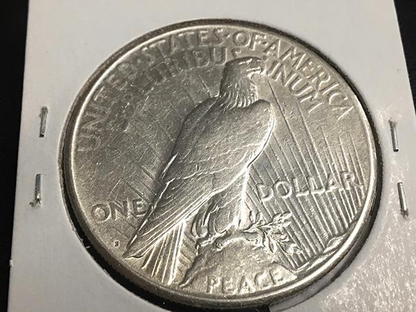 1924-S Peace dollar